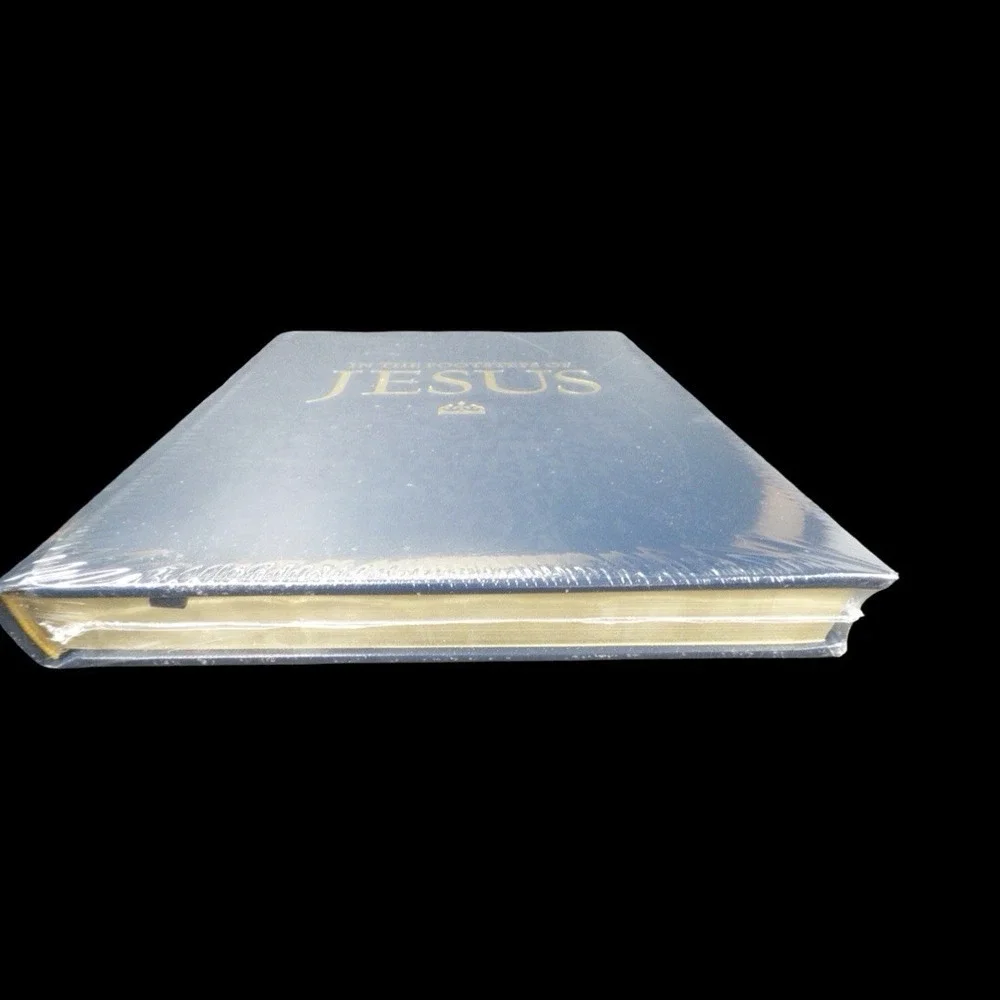 In the Footsteps of Jesus National Geographic Book Leather Cover‎ New Sealed